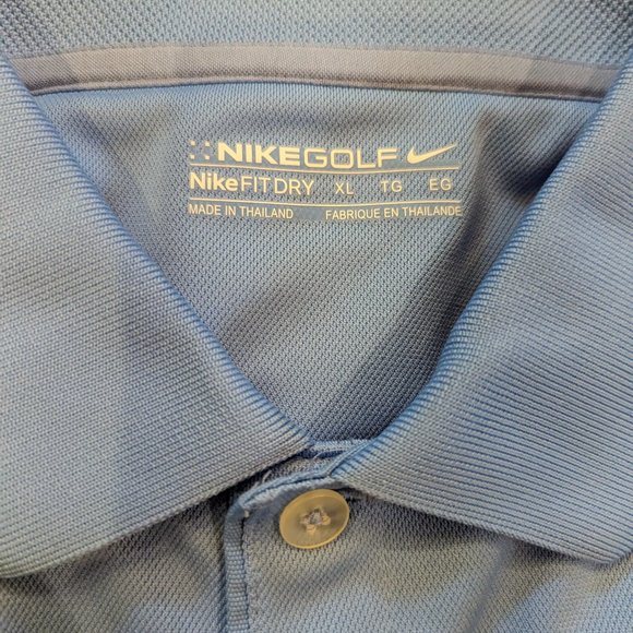 Lot of 2 Men's Golf Polos Sz XL Nike Drifit and Izod Cool FX - Picture 3 of 4